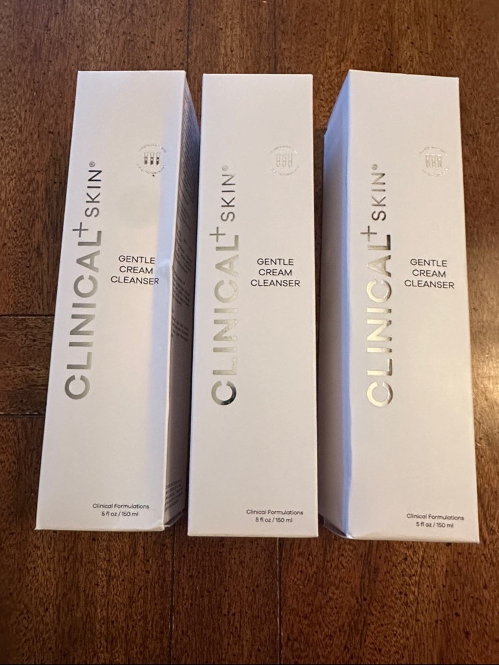 Clinical + Skin GENTLE CREAM CLEANSER 5 FL OZ (3 Pack) NIB Authentic Fresh